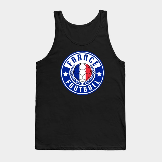 France Football Tank Top by footballomatic